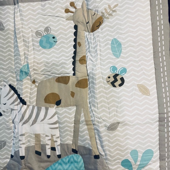 WOWELIFE CRIB BEDDING SET - ZOO ANIMALS - Picture 2 of 7